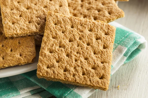 Healthy Honey Graham Crackers — Stock Photo, Image