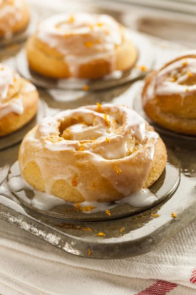 Homemade Cinnamon Roll Sticky Buns — Stock Photo, Image