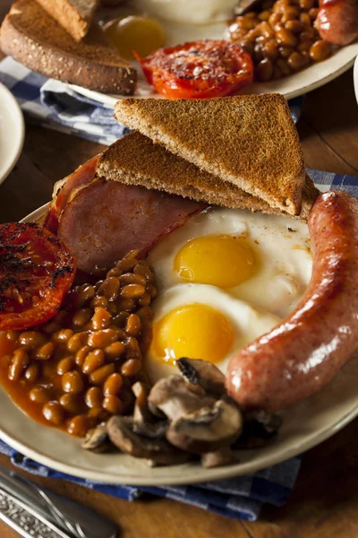 Traditional Full English Breakfast — Stock Photo, Image