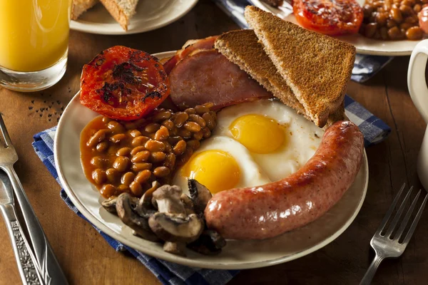 Traditional Full English Breakfast — Stock Photo, Image
