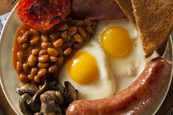 Traditional Full English Breakfast — Stock Photo, Image