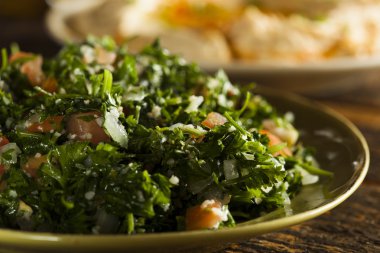 sağlıklı organik tabbouleh salata