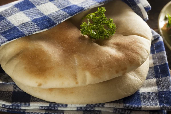 Hjemmelaget Organisk Pita Brød – stockfoto