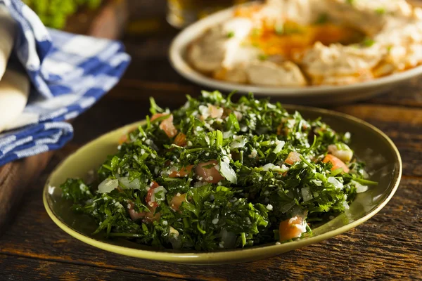 Sağlıklı organik tabbouleh salata — Stok fotoğraf