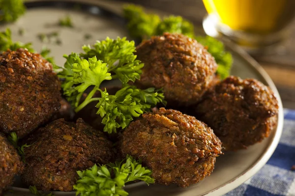 Kulki falafel wegetariańska zdrowy — Zdjęcie stockowe