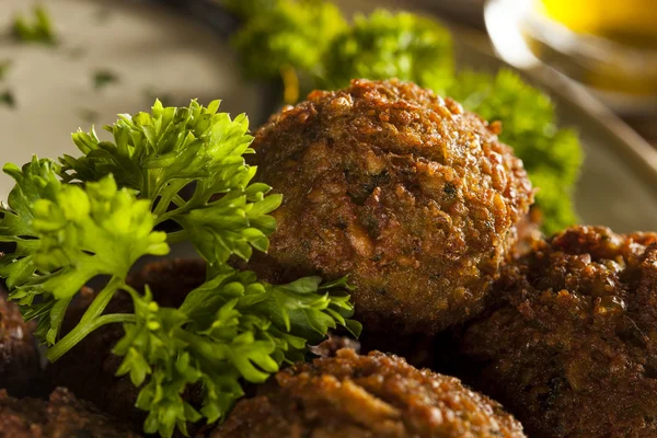 Zdravé vegetariánské falafel koule — Stock fotografie