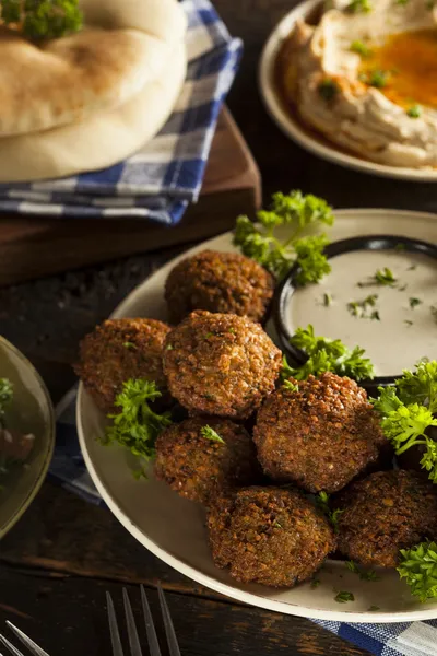 Bolas de Falafel Vegetariano Saludable —  Fotos de Stock