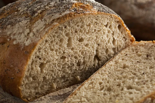 Pane di grano antico fatto in casa biologico — Foto Stock