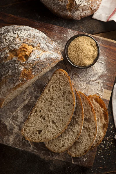 Organic Homemade Ancient Grain Bread