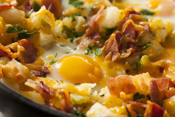 Homemade Hearty Breakfast Skillet — Stock Photo, Image