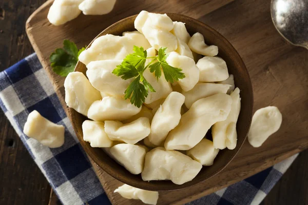 Beyaz süt peynir curds — Stok fotoğraf