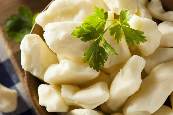 Beyaz süt peynir curds — Stok fotoğraf