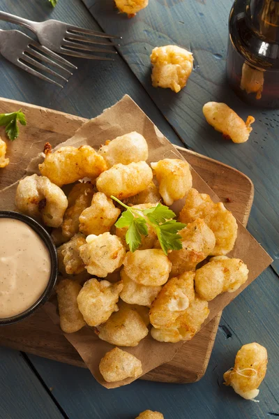Beer Battered Wisconsin Cheese Curds — Stock Photo, Image