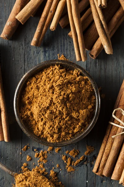 Organic Raw Brown Cinnamon — Stock Photo, Image