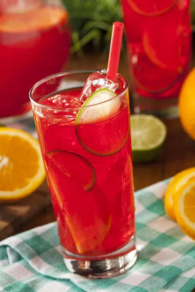 Refreshing Cold Fruit Punch — Stock Photo, Image