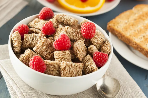 Cereales triturados de trigo entero saludable —  Fotos de Stock