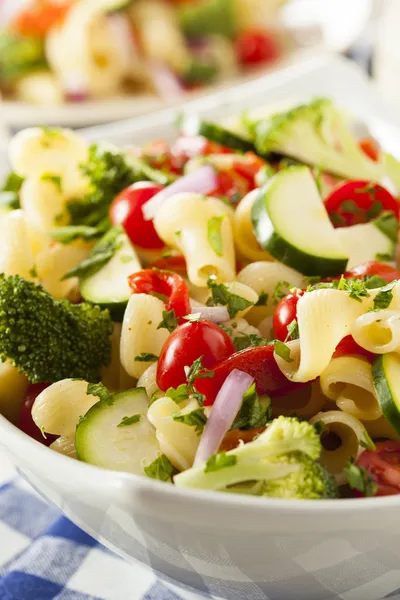 Healthy Homemade Pasta Salad — Stock Photo, Image