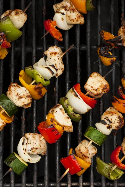 Hemlagad kyckling shish kabobs — Stockfoto