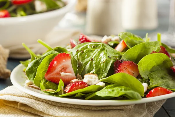 Ensalada balsámica de fresa saludable ecológica — Foto de Stock