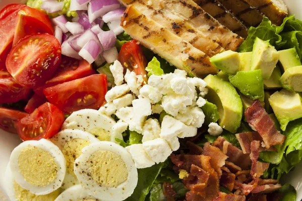 Healthy Hearty Cobb Salad — Stock Photo, Image