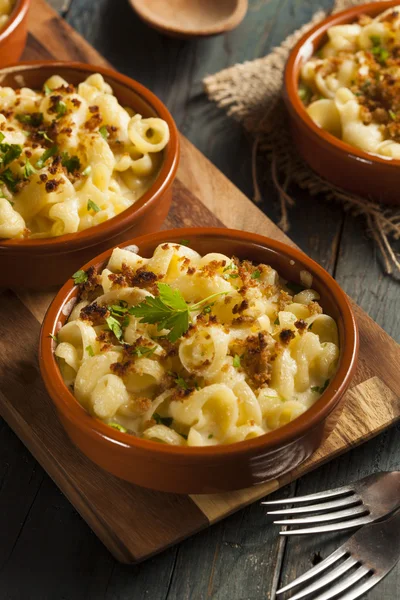 Baked Homemade Macaroni and Cheese — Stock Photo, Image