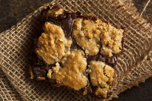 Hausgemachte Schokolade schwelgen Brownie-Riegel — Stockfoto