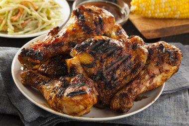 Homemade Grilled Barbecue Chicken clipart