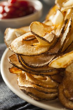 ev yapımı sarmal cips kesme