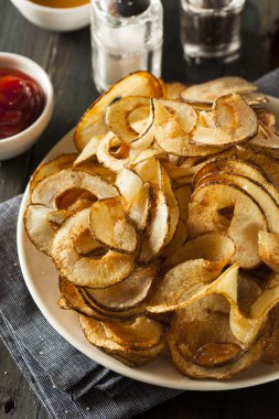 ev yapımı sarmal cips kesme