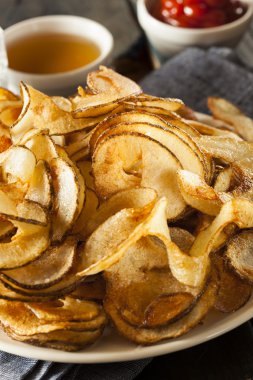 ev yapımı sarmal cips kesme