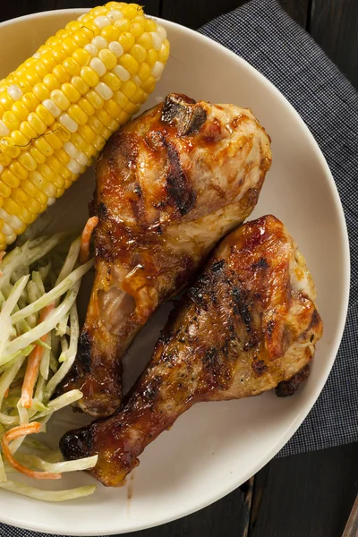 Homemade Grilled Barbecue Chicken — Stock Photo, Image