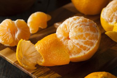 taze ham organik mandalina portakal