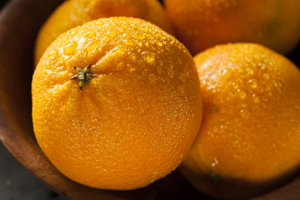 Fresh Raw Organic Mandarin Oranges — Stock Photo, Image