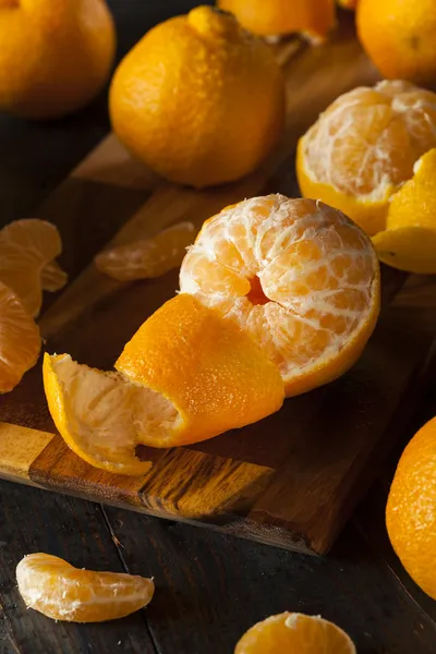 Fresh Raw Organic Mandarin Oranges — Stock Photo, Image