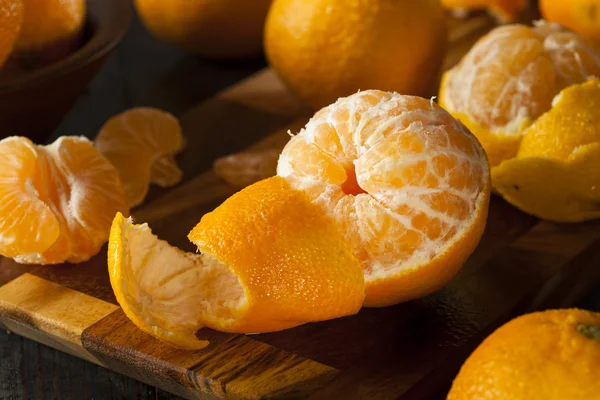 Fresh Raw Organic Mandarin Oranges — Stock Photo, Image