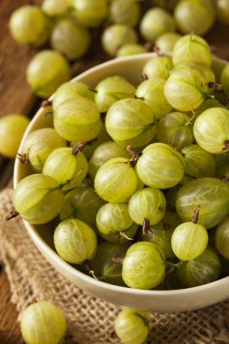 Organik çiğ yeşil bektaşi