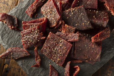biberli Dana jerky kurutulmuş