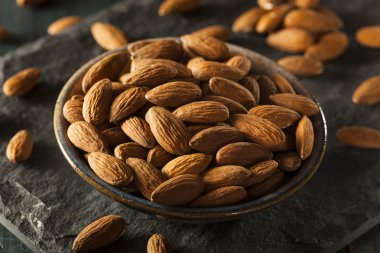 ham organik kahverengi badem