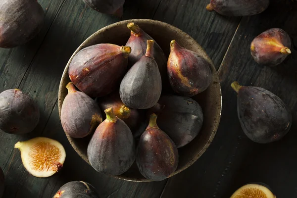 Raw Purple Organic Figs — Stock Photo, Image