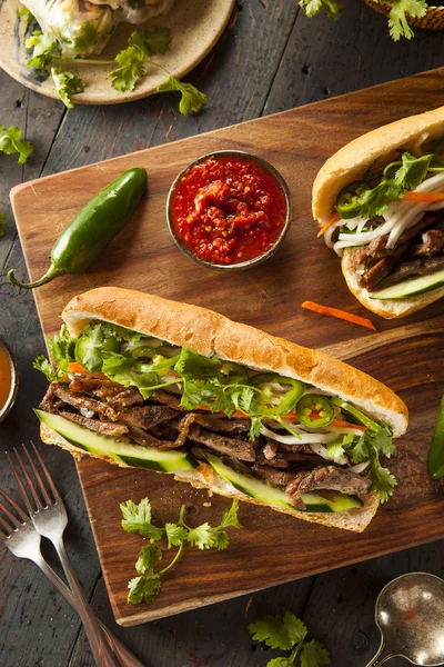 Banh vietnamita de porco Mi sanduíche — Fotografia de Stock