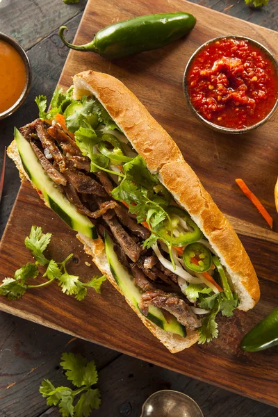 Banh vietnamita de porco Mi sanduíche — Fotografia de Stock