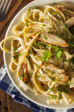 ev yapımı fettucini aflredo makarna