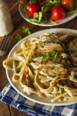 ev yapımı fettucini aflredo makarna