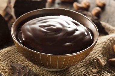 Sweet Dark Chocolate Sauce clipart