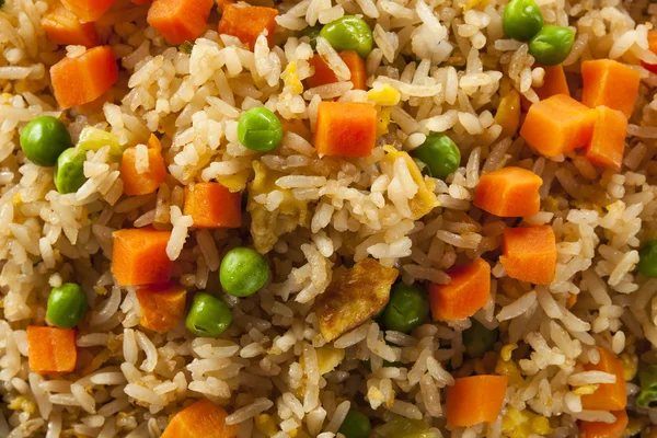 Gesunder hausgemachter gebratener Reis — Stockfoto