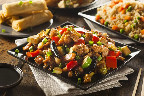 Poulet Kung Pao fait maison — Photo