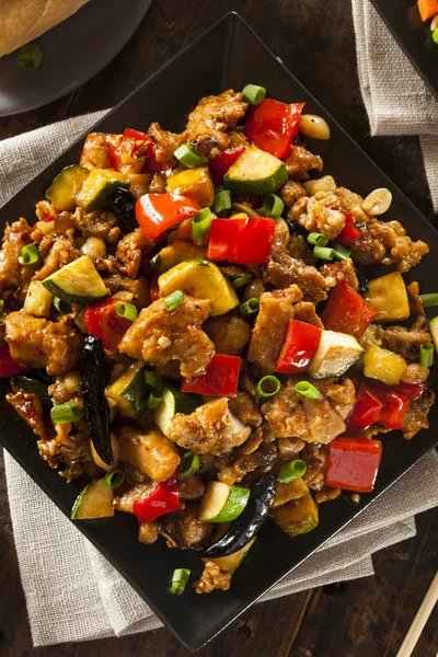 Homemade Kung Pao Chicken — Stock Photo, Image