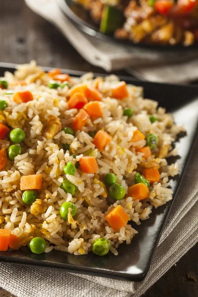 Healthy Homemade Fried Rice — Stock Photo, Image