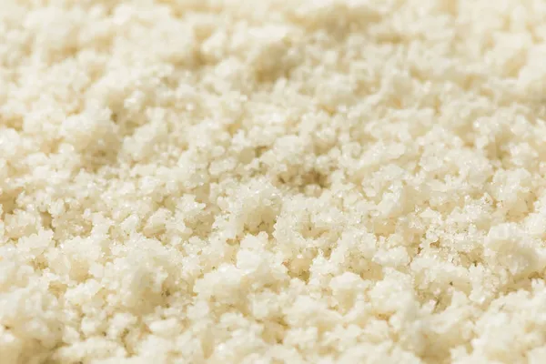 Organická Bílá Lanýž Mořská Sůl Misce — Stock fotografie