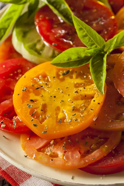 Ensalada de tomate de reliquia saludable — Foto de Stock